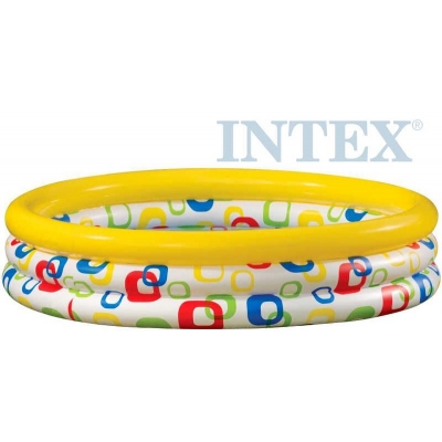 INTEX Bazén dětský kulatý s potiskem nafukovací 168 x 41cm