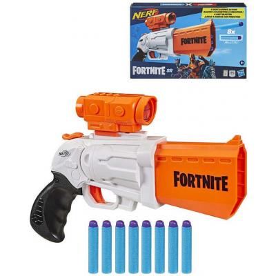 HASBRO NERF Fortnite SR Blaster se zaměřovačem set s 8 soft náboji