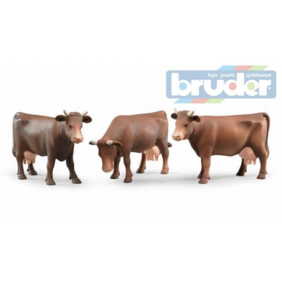 BRUDER 02308 (2308) Figurka kráva hnědá