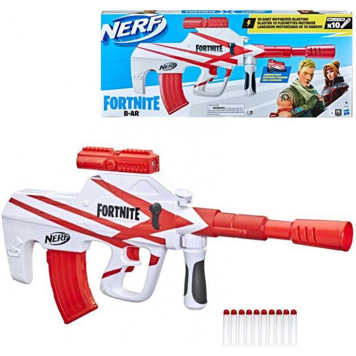 HASBRO NERF Fortnite B AR herní set blaster + 10 šipek Elite na baterie