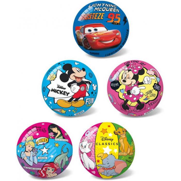 MONDO Míč Disney s obrázkem 11cm malý potištěný balón 5 druhů