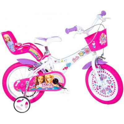 ACRA Dětské kolo Dino Bikes Barbie dívčí 14" balanční kolečka