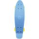 Skateboard dětský pennyboard modrý 60cm kovové osy žlutá kola