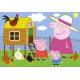 DINO Puzzle 24 dílků Peppa Pig Slepičky 26x18cm skládačka v krabici