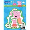 JIRI MODELS Samolepky pěnové set 3ks wall decor Peppa Pig