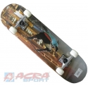 ACRA Skateboard závodní ocelový podvozek s obrázkem 79x20cm