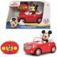 JADA RC Auto Roadster s myšákem Mickey Mouse na vysílačku 2,4GHz na baterie