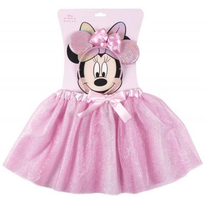 Sukně dětská tutu s doplňky Disney Minnie Mouse set s čelenkou