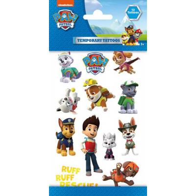 Tetování Tlapková Patrola (Paw Patrol) dětské tetovačky 12ks