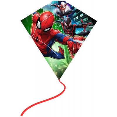 Drak létající Spiderman 59x59cm diamant plastový v sáčku