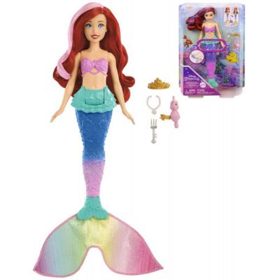 MATTEL Disney Princess panenka Ariel malá mořslá víla mění barvu