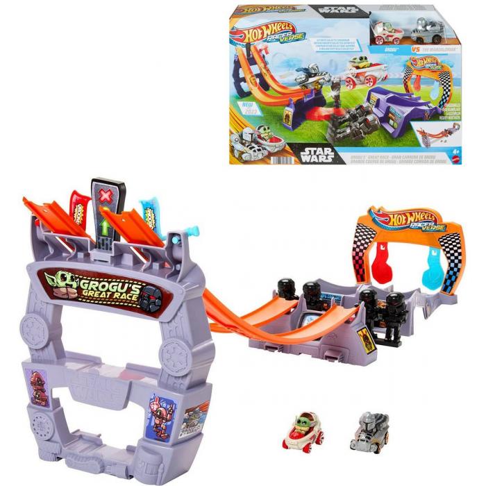 MATTEL HOT WHEELS STAR WARS Racerverse set závodní dráha + 2 autíčka