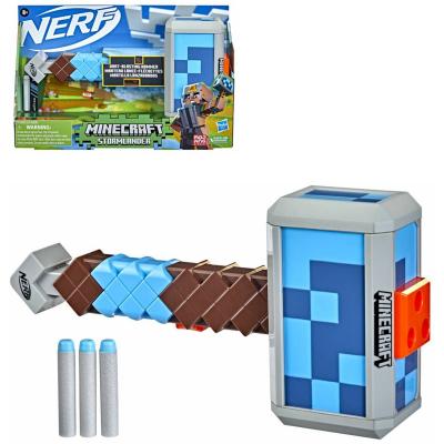 HASBRO NERF Minecraft Stormlander set blaster kladivo + 3 šipky Elite