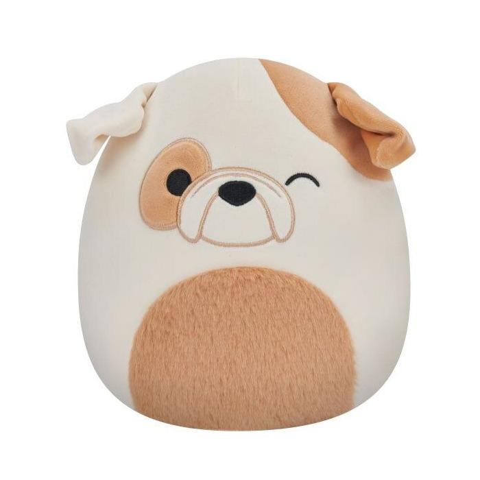 PLYŠ Squishmallows Bulldog Brock pes mazlíček *PLYŠOVÉ HRAČKY*