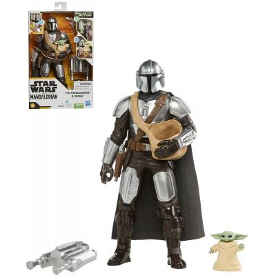 HASBRO STAR WARS Mandalorian a Grogu interaktivní na baterie Světlo Zvuk