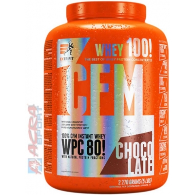 ACRA Extrifit CFM Instant Whey 80 čokoláda 2270g výživový doplněk pro sportovce