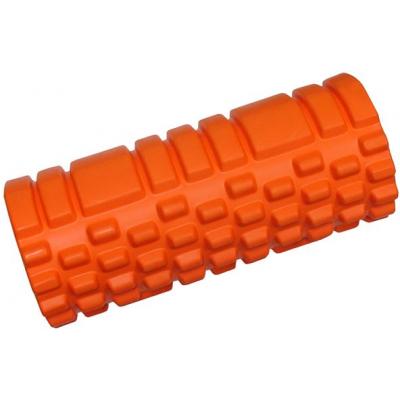 ACRA Válec masážní 33x14cm fitness roller oranžový plast